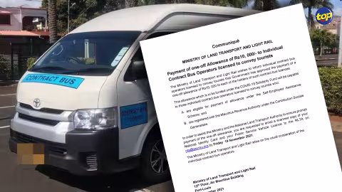 Les opérateurs de « Contract Bus » pour touristes recevront bientôt leur allocation unique de Rs 10 000