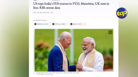 Économie : Maurice, deuxième source d’investissements directs étrangers en Inde