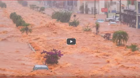 Spectaculaires inondations au Brésil