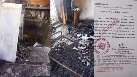 Après avoir tout perdu dans un incendie : Savritree Khunkhun fait appel à la générosité des Mauriciens