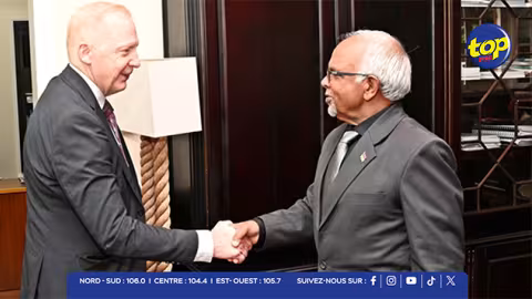 L’ambassadeur Henry V. Jardine rend une visite d’adieu au président Dharam Gokhool, dressant ainsi le bilan d’un mandat axé sur le partenariat stratégique