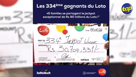 Tirage du Loto de samedi : Un des 3 tickets gagnants a été remporté par un groupe de 5 familles