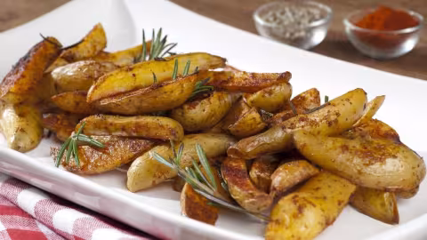 Pommes de terre aux paprika et aux herbes