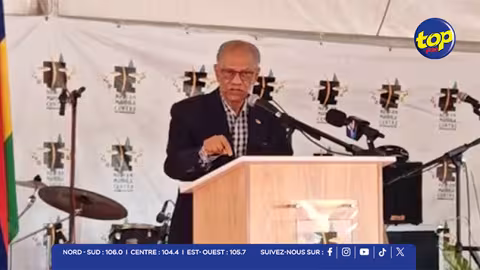 « Zordi nou pe pey konsekans irresponsabilite ansyen gouvernman… se devan zot laport ki dimoun bizin al manifeste », lance Navin Ramgoolam