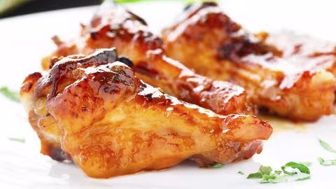 Recette : Poulet caramel au sésame