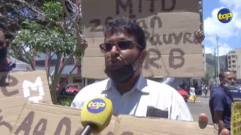 Manifestation du syndicat des employés du MITD : « Nous réclamons une rencontre avec le ministre Callichurn pour évoquer la mauvaise gestion au sein de l’organisme », affirme Hemandhar Madhow