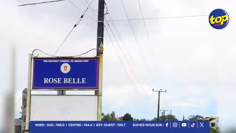 Rose-Belle : un van de l’ADSU s’enflamme après un accident spectaculaire 