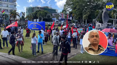 Mobilisation syndicale contre la réforme des pensions : « Zordi, lepep ansam ek nou pou réékrir listwar », lance Reaz Chuttoo 