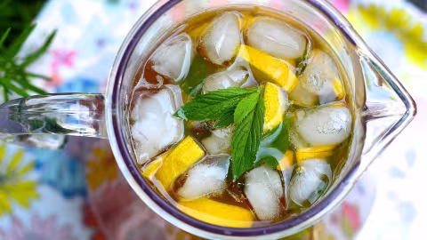 Recette : Thé glacé au citron