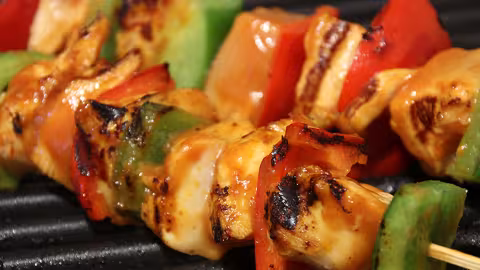 Recette : brochette de poulet