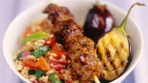 Recette : Kebab d’agneau à l’indienne