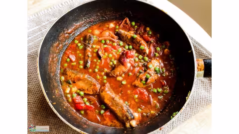 Recette : Curry de saumon et aubergine