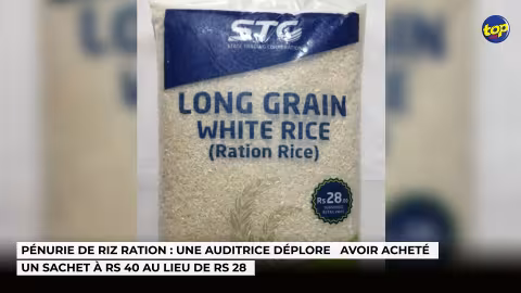 Pénurie de riz ration : Une auditrice déplore   avoir acheté un sachet à Rs 40 au lieu de RS 28