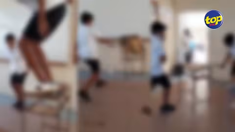 Sur les réseaux sociaux : une vidéo montre des élèves d’un collège d’État du Nord en train de saccager pupitres et chaises