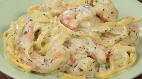 Recette tagliatelle  aux crevettes