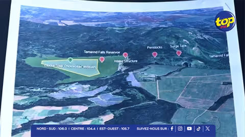 Transition énergétique : Maurice et l’Inde lancent un projet solaire flottant de 17,5 MW à Tamarind Falls