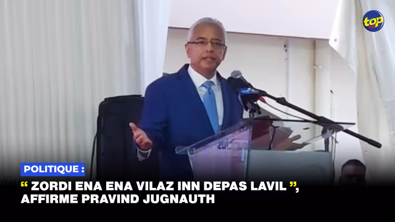 Politique : « Zordi ena ena vilaz inn depas lavil », affirme Pravind Jugnauth qui promet un développement équitable pour toutes les régions de l’île