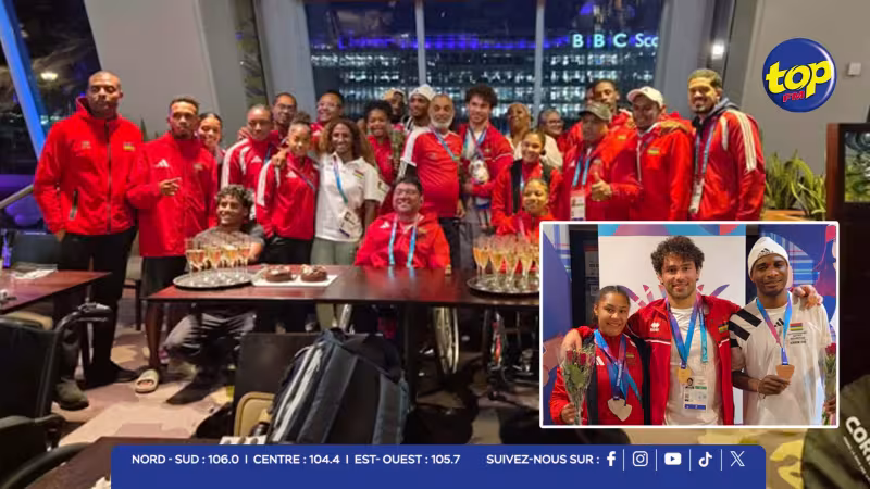 Jeux du Commonwealth : 4 médailles pour Maurice à Glasgow, dont un sacre historique de Rémi Feuillet